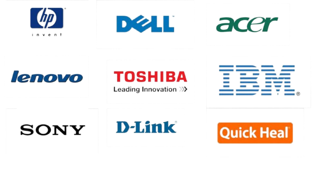 Logos of leading IT brands we work with